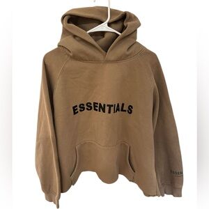 FEAR OF GOD ESSENTIALS HOODIE CROPPED large men’s/womens